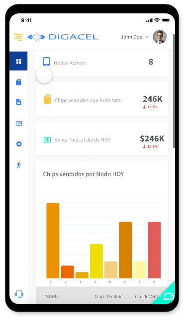 Web app — mobile responsive